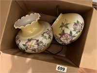 Hand-Painted GWTW Lamp (damaged & in pieces)