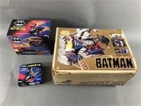 3pc Batman Playsets and Vehciles in Box