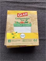 G)  glad compostable bags lemon scent they will