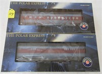 2 Lionel Polar Express Add-On Cars, OB