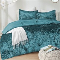 WF6170  Comfort Spaces Velvet Comforter, Full/Quee