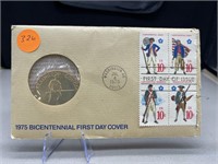 1975 Lexington Concord Token & Stamps
