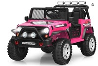 Costzon 2-Seater Ride on Truck 12vpink