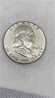 1963 Franklin half dollar