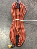 100 FOOT EXTENSION CORD WRAPPED ON CORD STICK