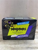 34 pack ninjamas nighttime underwear