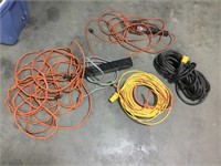 Extension cords and trouble light