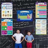 51PCS Educational Posters Learning Charts