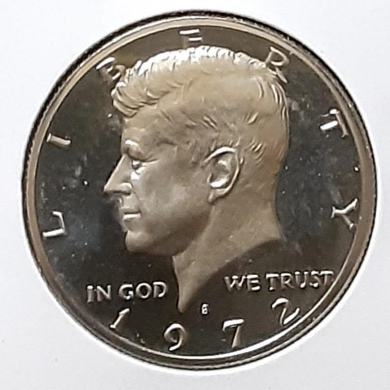 PROOF KENNEDY HALF DOLLAR-1972-S