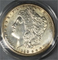 Silver U.S. Morgan 1 Dollar 1885-O Fine