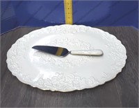 LENOX PLATTER with Knife