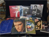 Elvis memorabilia books records calendar