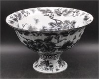 (E) Large Black and White Porcelain Fruit