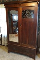 Mirror, Stained Glass, Wardrobe