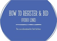HOW TO REGISTER & BID: *Read, don’t bid here*