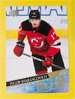 Yegor Sharangovich 2020-21 UD Young Guns Rookie