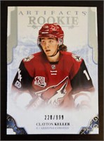 Clayton Keller 2017-18 UD Artifacts Rookie Card