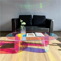 BotaBay Acrylic Coffee Tables for Living Room