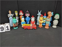 14 Assorted Soaky Toys