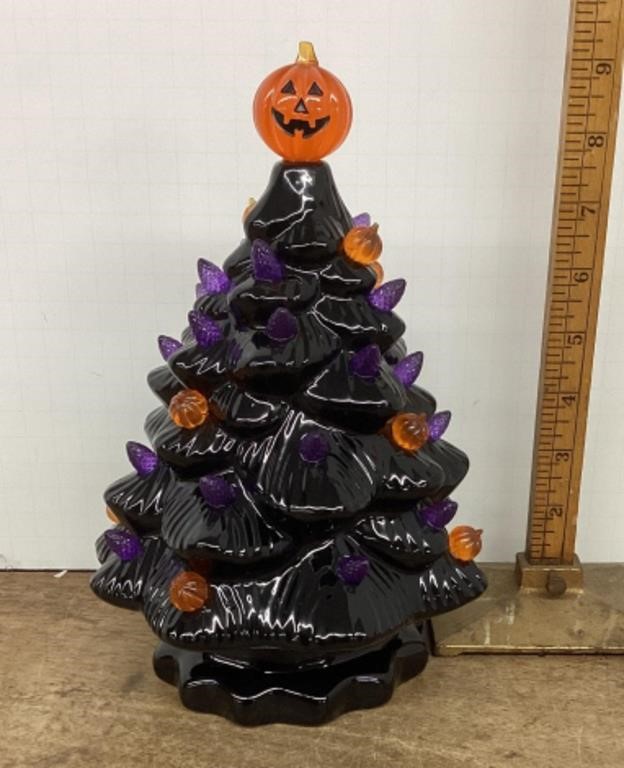 Battery powered Halloween tree