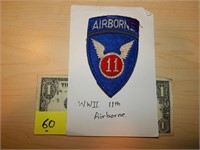 WWII 11th Airborne Patch