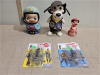 (2) Bank's and Vintage Collectable Toy's