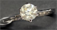 $4605 14K  Diamond(0.75Ct,Si2,Light Brown) Ring