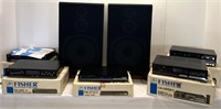 Large Vintage Fisher Stereo System