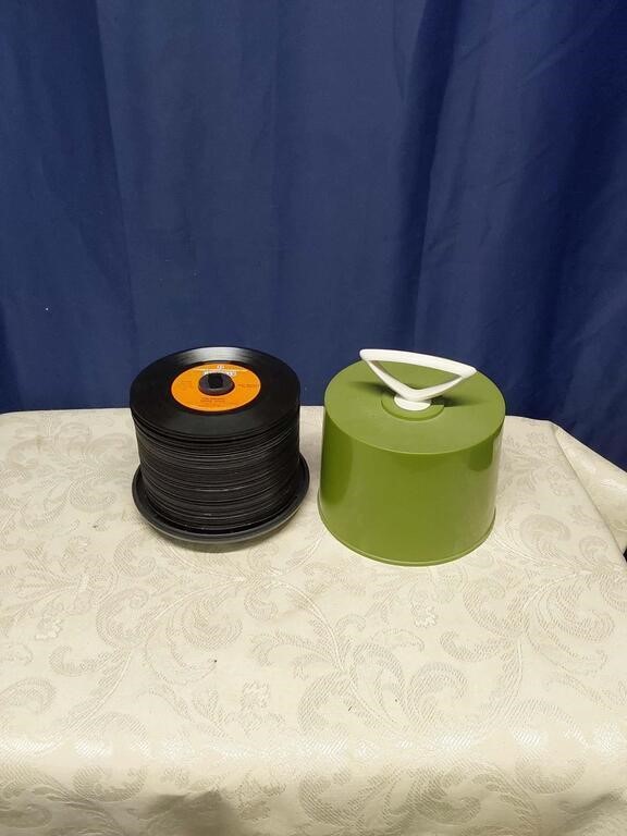 Vintage Green Disk-Go-Case