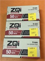 150Rds ZQi 9mm