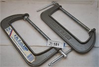 Two 8in. C-Clamps