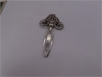 Sterling Silver Bookmark w/ Wagon 10g