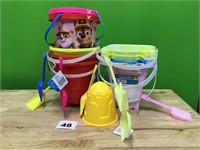 Sand Bucket with Shovel lot of 10