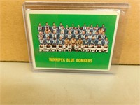 1964 Topps Winnipeg #87 Team CFL Football Card