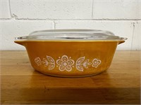 BUTTERFLY GOLD 471B casserole w lid small