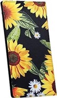 Abberry Womens RFID Wallet Sunflowers Daisy
