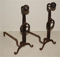 Pair of Fireplace Andirons