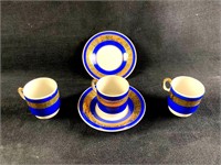 Set of Japanese China Teacups and Plates