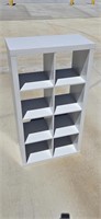 8 Slot White Cubicle Shelf, 57-3/4" X 30-3/4" X