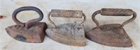 3 antique iron presses