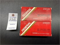 2 Boxes Federal 30-30 WIN Ammo