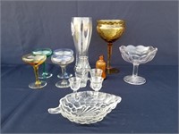 Mixed Lot Of Vintage to Modern Glass Items