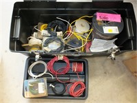 TOOL BOX W/CONTENTS, ELECTRICAL WIRE