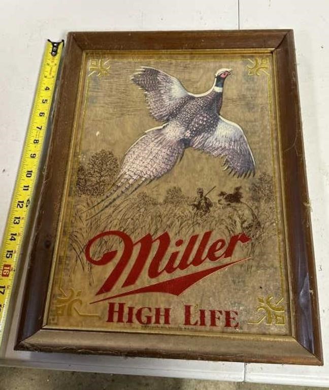 Miller High Life Mirror - Pheasant