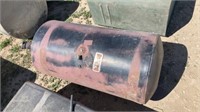 Black Diesel Truck Tank, Round (50 gal)