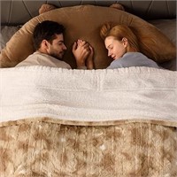 (U) Heated Blanket Twin Size 62"x84",ETL Certifi
