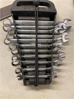 Set of wrenches from 1/4 to 3/4