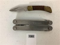 HUSKY MULTI TOOL & SM POCKET KNIFE