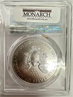 2017-W Burnished Silver Eagle Coin PCGS SP70