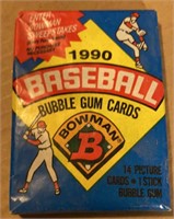 Unopened 1990 Bowman Baseball Cards Pack